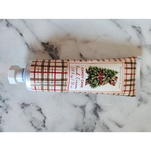 Maison De Base Candy Cane Hand Cream 3.04 Fl Oz / 90 Ml Moisturizing Lotion - Picture 4 of 5
